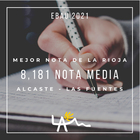 Alcaste-Las Fuentes, por tercer año consecutivo, el centro con mejor nota en la EBAU